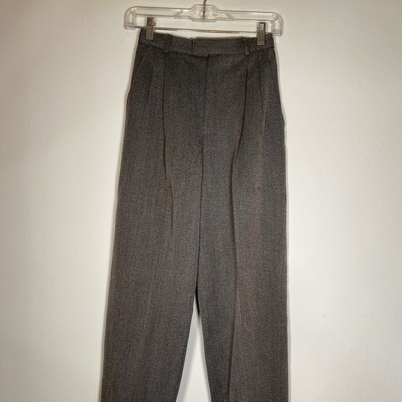 80s VTG Saint Laurent Wool Trousers - Picture 7 of 17